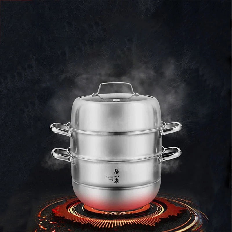 NNEDSZ Zhang Xiao Quan 28cm 3-Tier Steamer