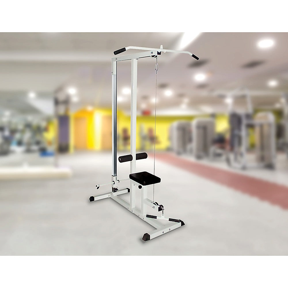NNEDSZ Home Fitness Multi Gym Lat Pull Down Workout Machine Bench Exercise