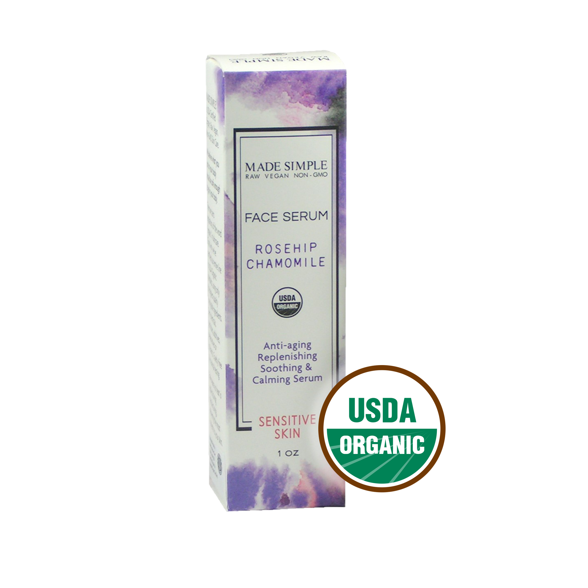 Rosehip Chamomile Face Serum for Sensitive Skin - Certified Organic, Vegan & Cruelty-free-3